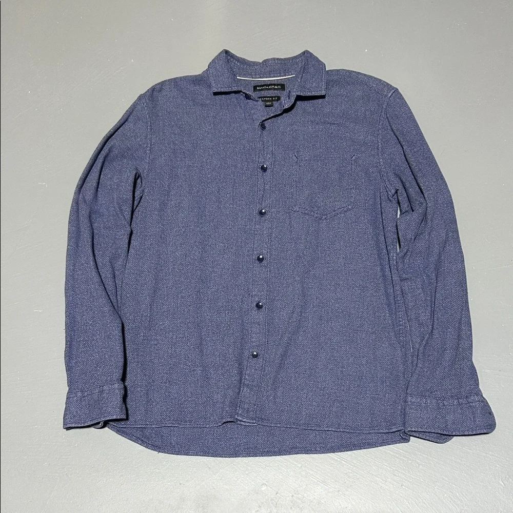 Banana Republic Camden Fit Premium Button-Down Shirt (Men M)